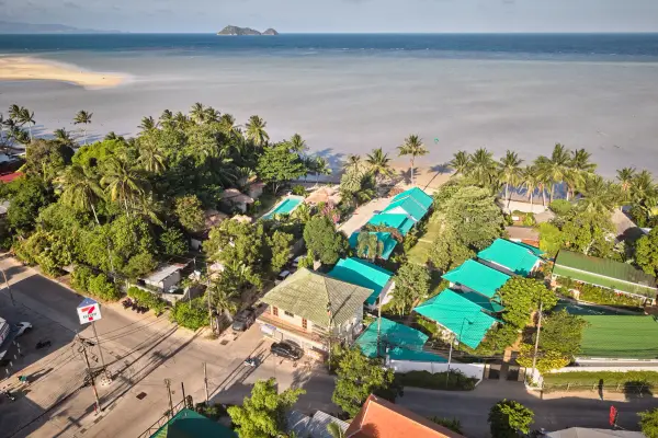 Aerial view of Joy Beach Villas